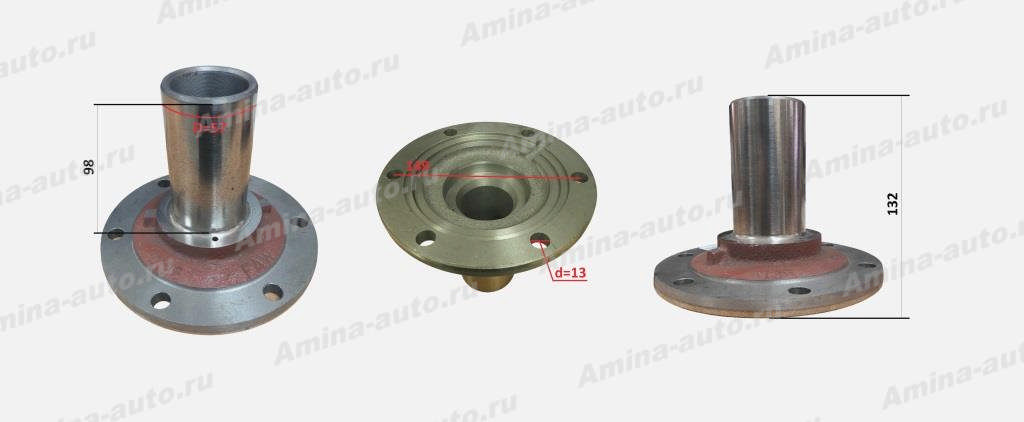 КПП 17Q21-00030-D фланец первичного вала h=130 D=57/174
