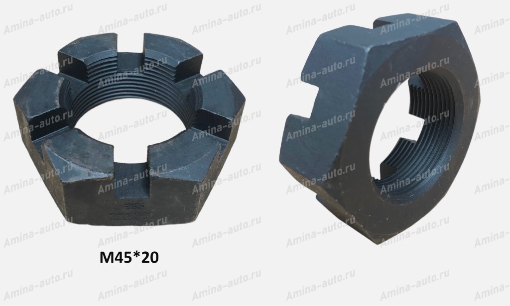Гайка ступицы передней (Higer) M45*2 ключ 69мм *