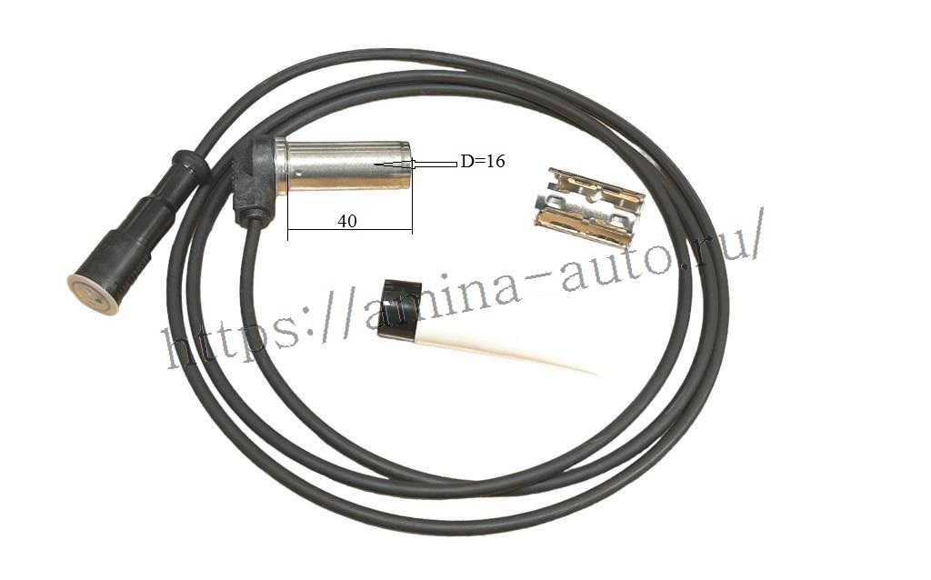 Датчик ABS L=1560 угловой
