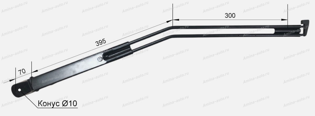 Поводок стеклоочистителя (Higer) d=10 RH *