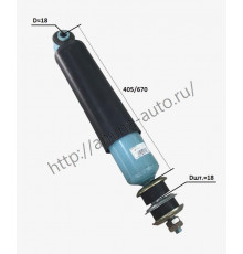 Амортизатор передний шток-с/бл L=390/605