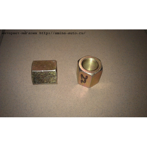 Гайка стремянки рессоры задней (KLQ6840*рессорный) M22 L34 ключ34
