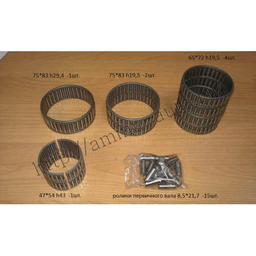 КПП 17G42-00030A подшипники игольчатые (комплект) вторич.вала