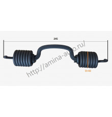 Пружина тормозных колодок (UN*D6HA/CC) №1  D42 L245  большая