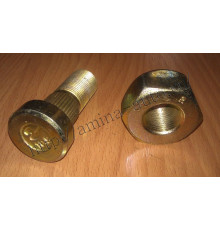 Шпилька передняя (Higer) RH в сборе  L=68mm (SAS) гайка - ключ 38мм