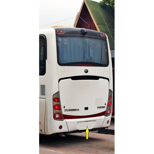 Бампер задний (ZK6899) металл