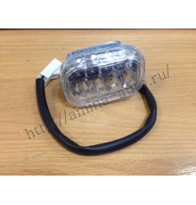 Фонарь габаритов передний верхний (Yutong) 70*45  LED белый