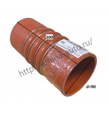 Патрубок интеркулера (Higer) №7  прямой L=200 d=90/d=90