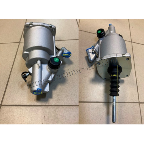 ПГУ сцепления (Yutong) 92*92 M14x1,5 M16x1,5 шток L=145