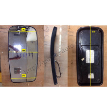 Зеркальный элемент (Yutong) h=378 верх-180 низ-170 с подогревом