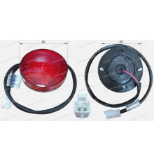 Фонарь задний противотуманный в бампер (Yutong) D=80 h=25 (LED)