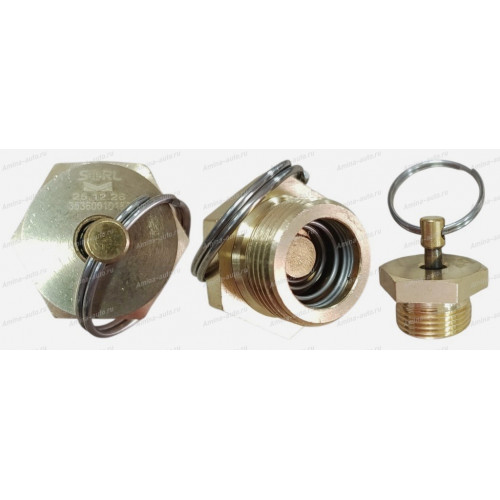 Клапан сброса конденсата с ресивера (Higer) резьба прямая M22x1,5