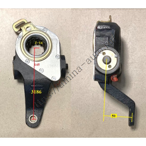 Трещотка тормозная задняя 14 шл. автомат LH 3186 L=145mm/50mm 