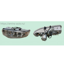 Фара (Higer) KLQ 6129 2019 г., KLQ 6119 левая 2 фишки (4 конт. +3 конт.)