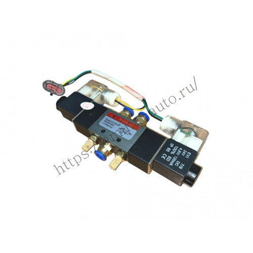 Клапан открытия-закрытия дверей (4V220-08 24 V 0,15--0,8 Mpa) одна фишка 3 конт.