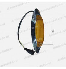 Фонарь габаритов боковой хром (ZhongTong) 119*37 LED 