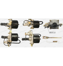 ПГУ сцепления D105/22,2 короткое 96*96 (длина бачка 80мм) M12x1,5/M14x1,5 со штоком