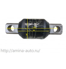 Сайлентблок полурессоры с пальцем D60*82 Lм/у отв.130
