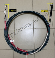 Трос КПП (KingLong) L=9830 SHIFT красный