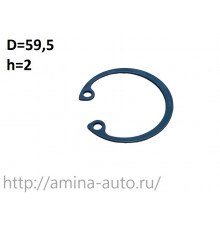 Кольцо стопорное поршневого пальца (D6CB) D=59,5 h=2