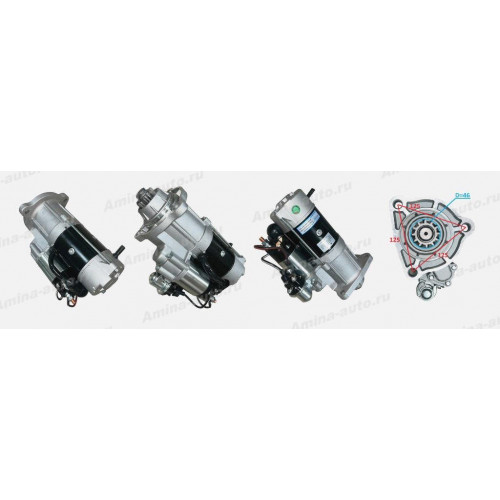 Стартер (ISLe340-40) 24V/8,5kw 12зуб.