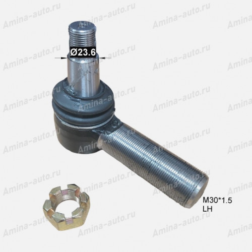 Наконечник ПРОДОЛЬНОЙ рулевой тяги LH папа d=30, L=150, dконуса=23,6 (Higer)
