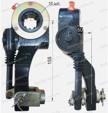Трещотка тормозная задняя 10 шл. автомат LH L=150mm с 2011г. узкий хвост 