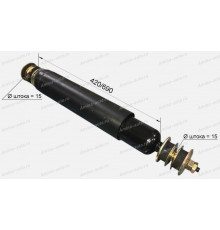 Амортизатор задний шток-шток L=405/690