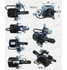 ПГУ сцепления D105/22,2 короткое 96*96 (длина бачка 80мм) M12x1,5/M16x1,5