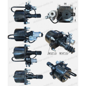 ПГУ сцепления D105/22,2 короткое 96*96 (длина бачка 80мм) M12x1,5/M14x1,5